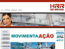Tablet Screenshot of hrrdobrasil.com.br